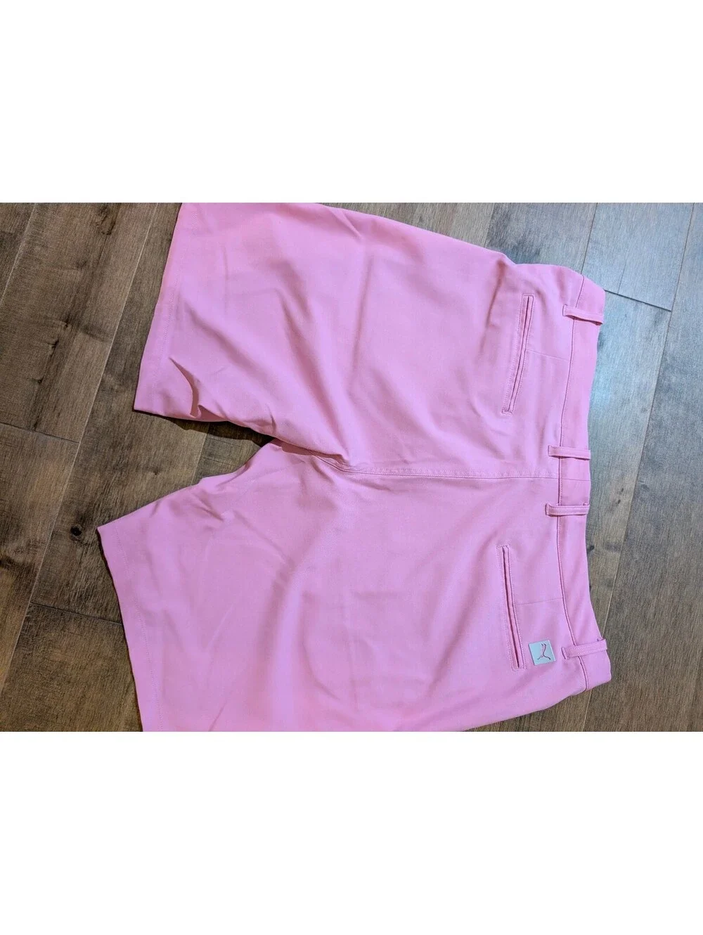 Puma Golf Men's Pink Performance Golf Shorts Size 40 Stretch Flat Front 9